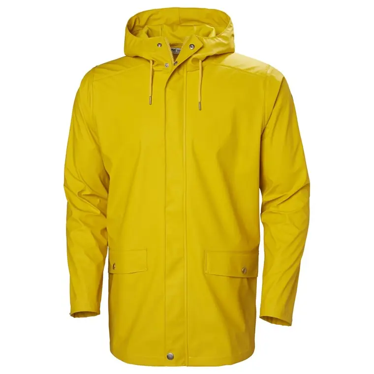 Helly Hansen Moss Rain Coat Essential Yellow Erbjudandepris