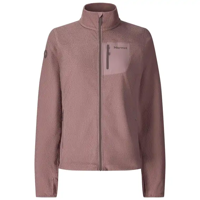 Marmot Wm's AirFleece Jacket Light Mauve Expressleverans