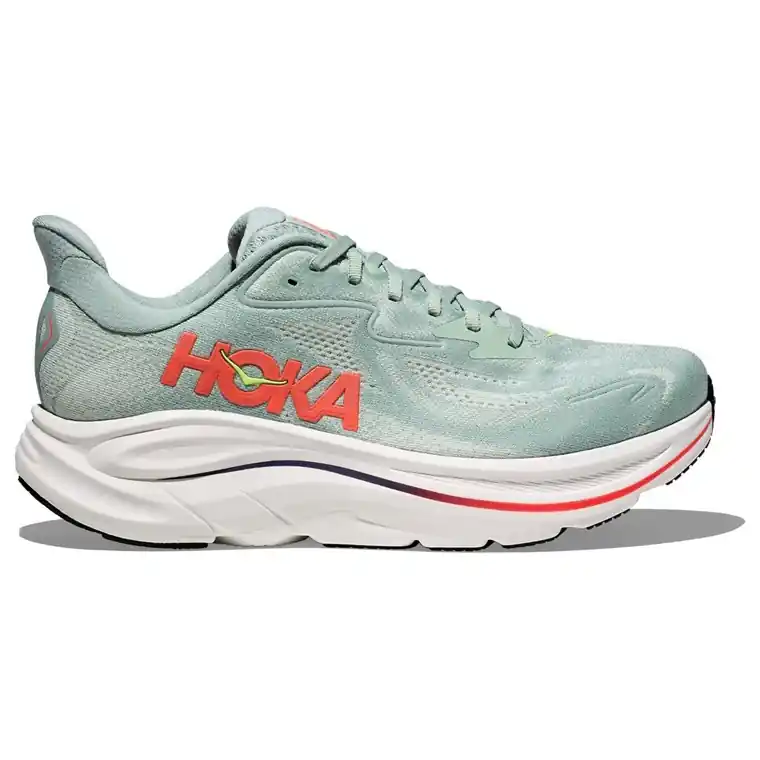 Bästa pris Hoka M Clifton 10 Sage/Neon Flame