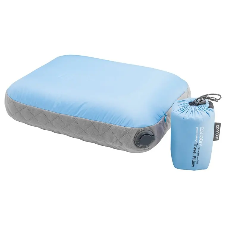 Cocoon Air-Core Pillow Ultralight Reg Light Blue/Grey Kampanj