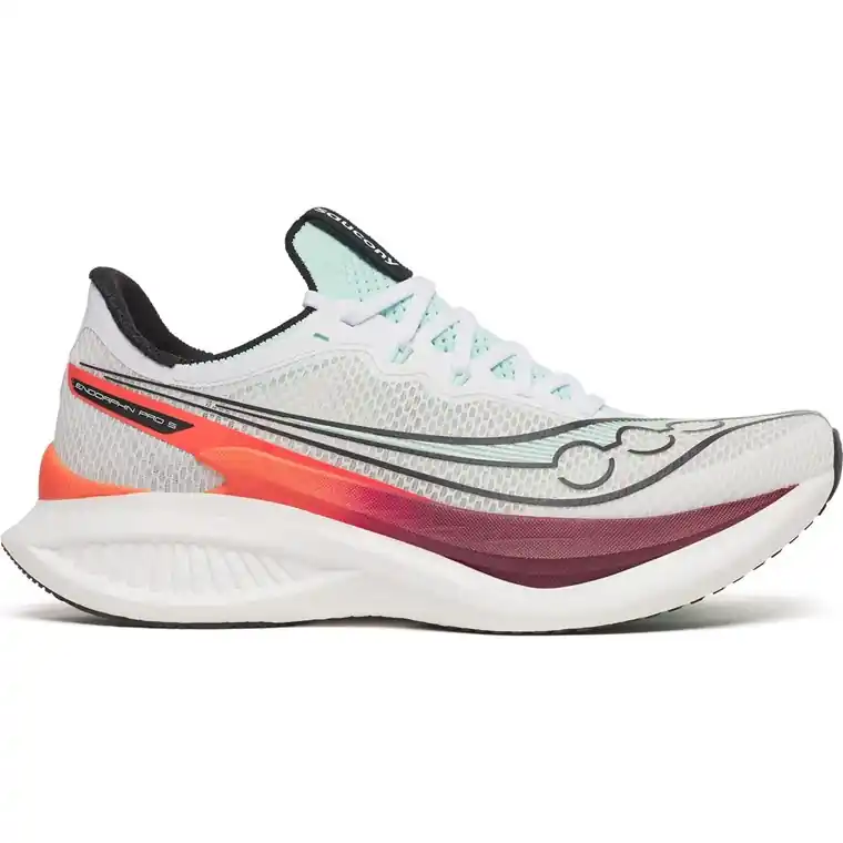 Begränsad tid Saucony Endorphin Pro 5 Herr White/Crimson