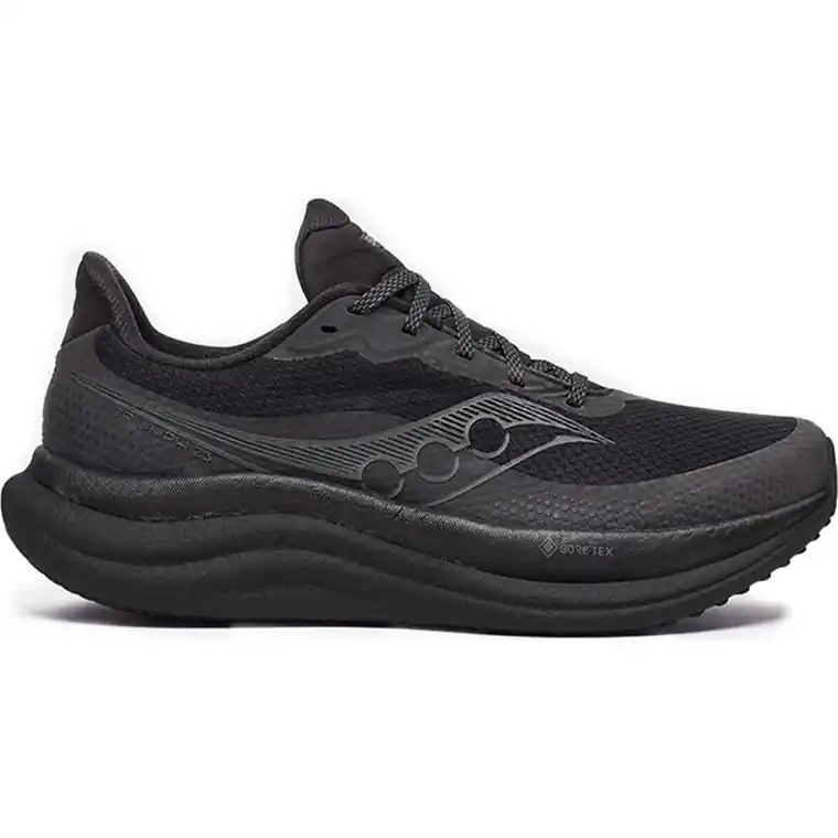 Saucony Triumph 23 GTX Herr Triple Black Nedsatt pris