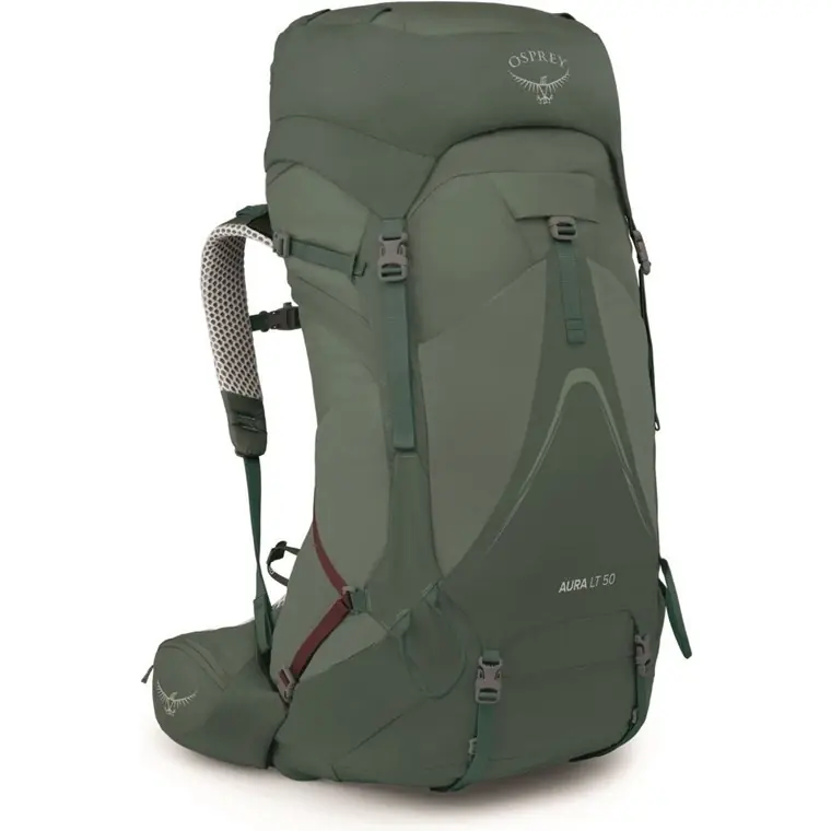 I lager Osprey Aura Ag Lt 50 Koseret/Darjeeling Spring Green