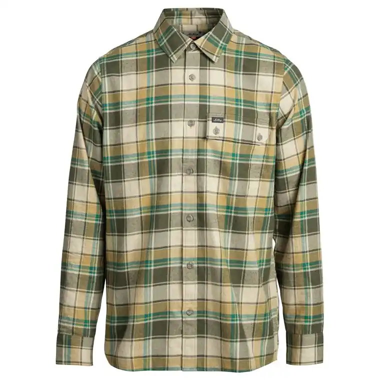 Lundhags Järpen Plaid Flannel Shirt Hay Endast idag