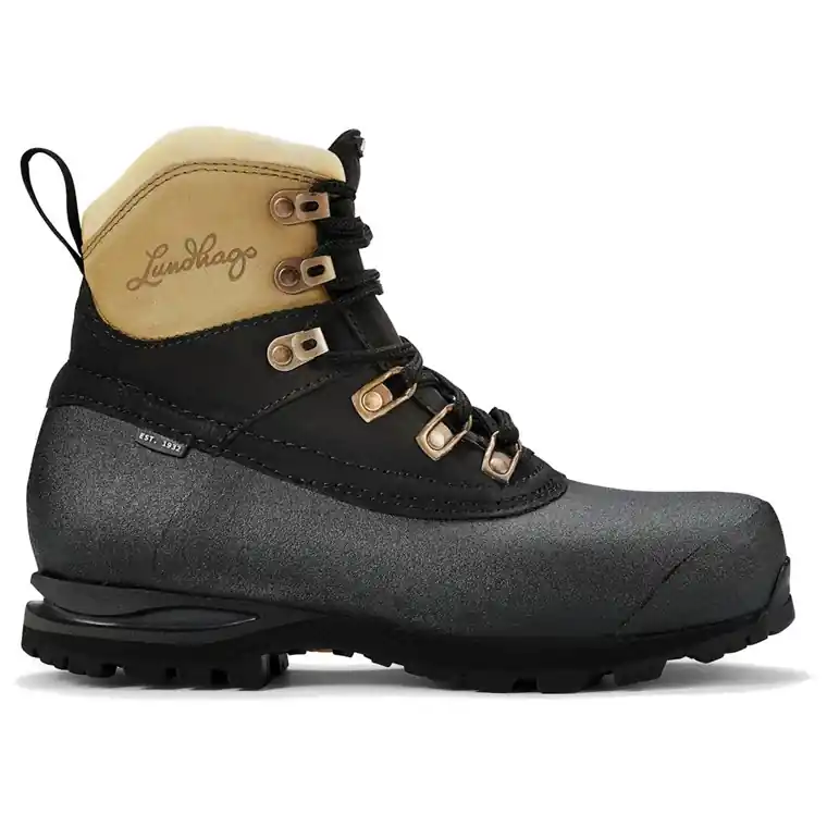 Lundhags Padje Light Trekking Boot Mid W Black/Olive Fri frakt
