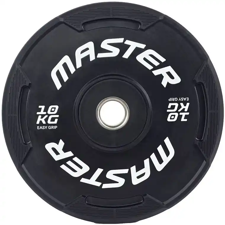 Billigare Master Fitness Easy Grip Black, Viktskivor bumper