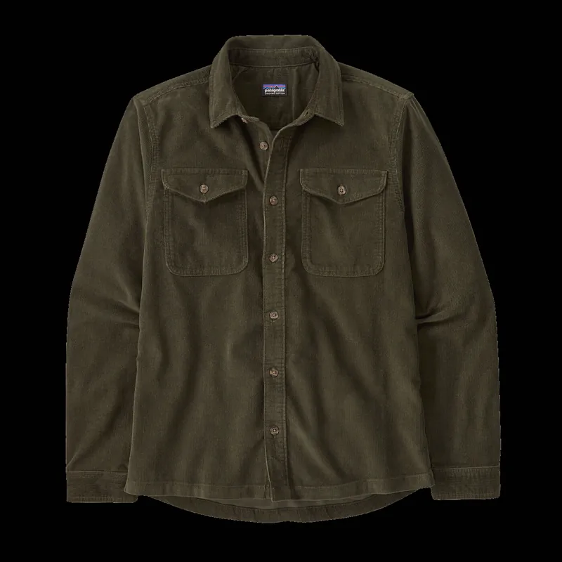 Patagonia Men's Corduroy Shirt Pine Needle Green Snabb frakt