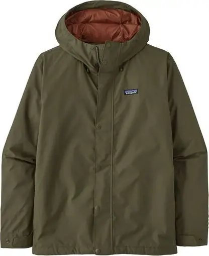 Patagonia Men's Jackson Glacier Rain Jacket Basin Green Trygg betalning