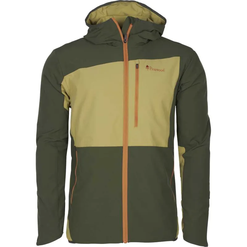 Pinewood Men's Abisko Light Stretch Jacket Goldenhay/Mossgreen Begränsat erbjudande