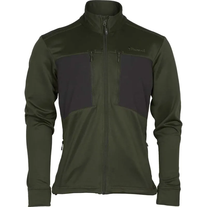 Bästa pris Pinewood Men's Abisko Power Fleece Moss Green