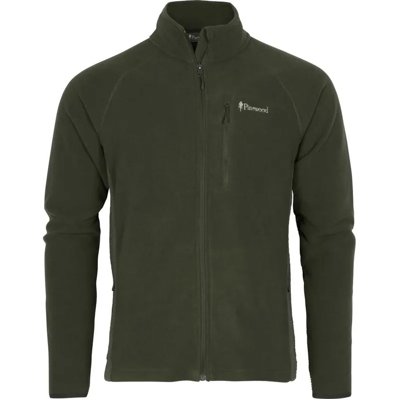 Beställ nu Pinewood Men's Air Vent Fleece Jacket Dark Mossgreen