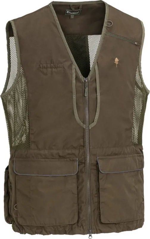 Pinewood Men's Dog Sports 2.0 Vest Suede Brown/Dark Olive Fynd