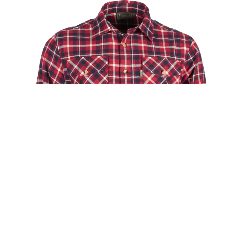 Begränsad tid Pinewood Men's Härjedalen Shirt Red/Navy