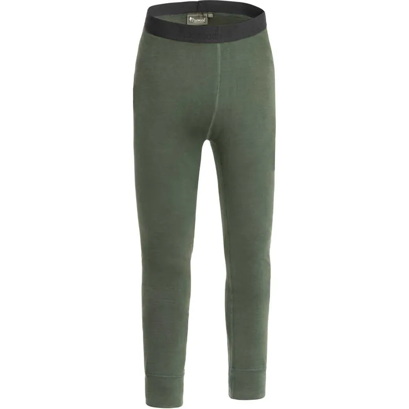 Beställ idag Pinewood Women's Abisko Merino Base Layer Pants Dark Moss Green