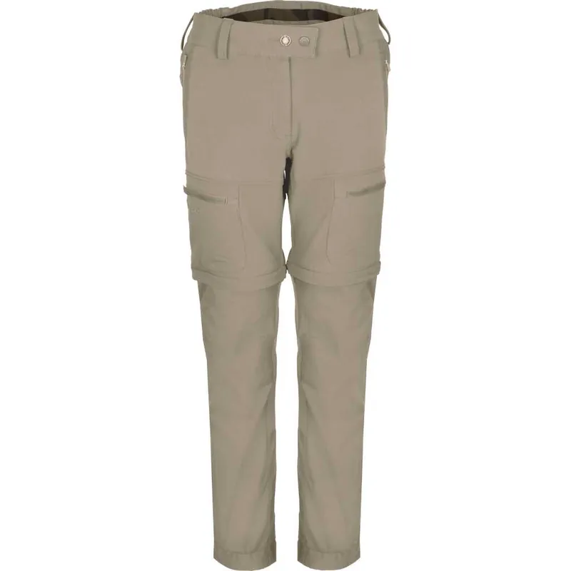 Beställ nu Pinewood Women's Finnveden Hybrid Zip-Off Trousers L.Khaki