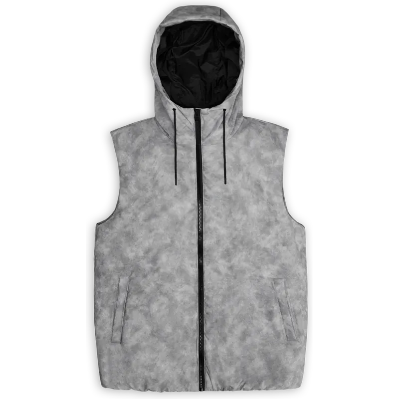 I lager Rains Unisex Lohja Vest W3T1 Distressed Grey