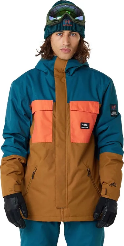 Rip Curl Men's Pinnacle 10k/10k Jacket Blue Green Begränsat antal