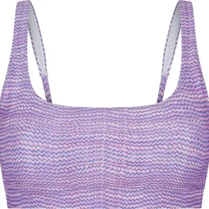I lager Röhnisch Women's Nife Bikini Top Zigzag Purple