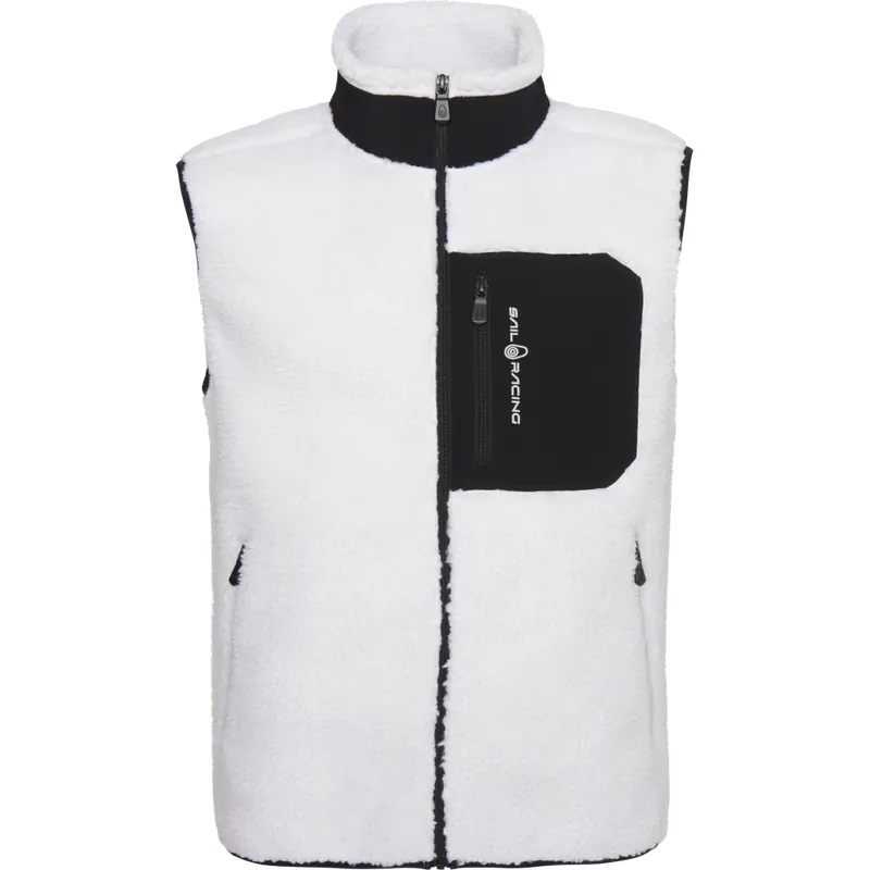 Kundfavorit Sail Racing Men's Bowman Pile Zip Vest Storm White