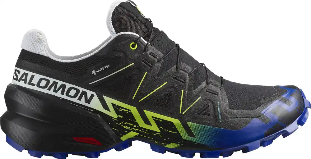 Fynd Salomon Men's Shoes Speedcross 6 GORE-TEX Black/Surf The Web/Safety Yellow