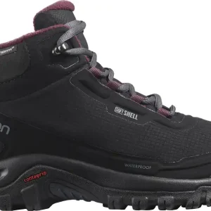 Salomon Women's Shelter ClimaSalomon Waterproof Black/Ebony/Wine Tasting Trygg betalning