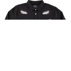 Erbjudandepris Salty Crew Men's Cortes Long Sleeve Woven Black