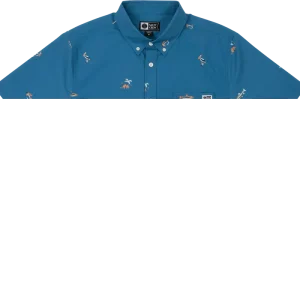 Salty Crew Men's Markets Ss Woven Cobalt Säker betalning