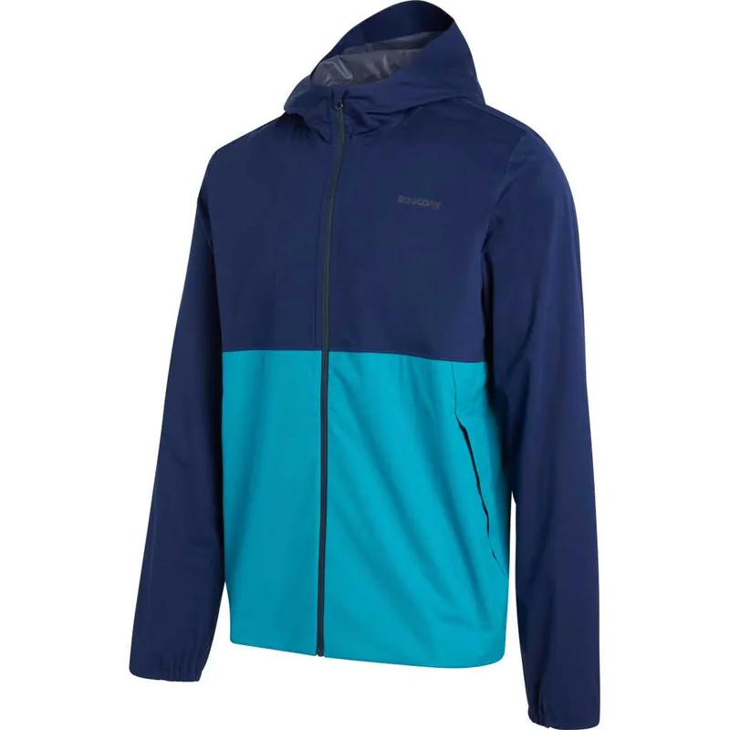 Saucony Men's Boulder Drizzle Jacket Sodalite I lager