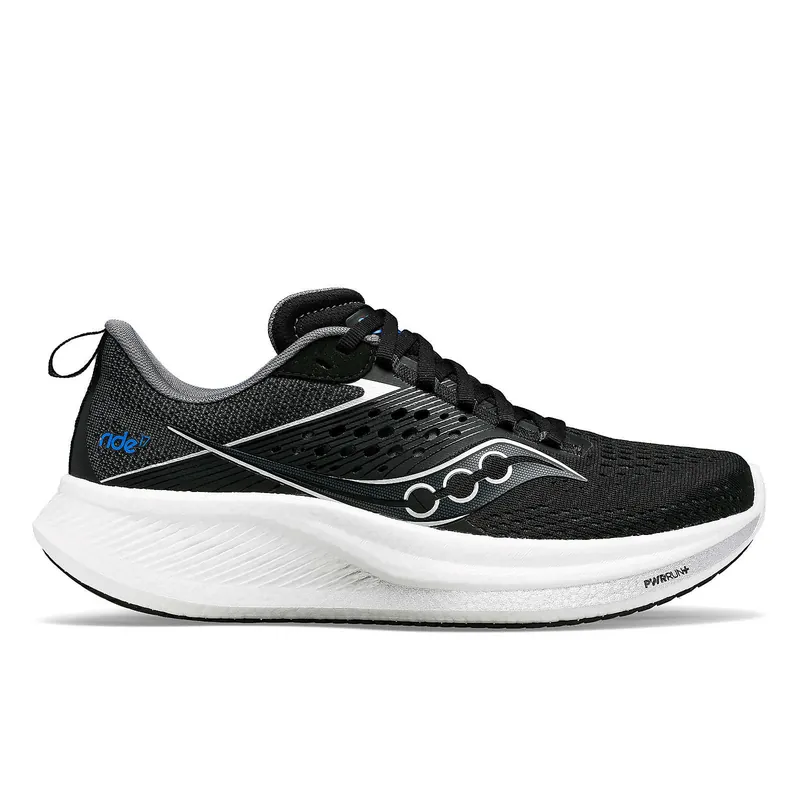 Köp nu Saucony Men's Ride 17 Black/White