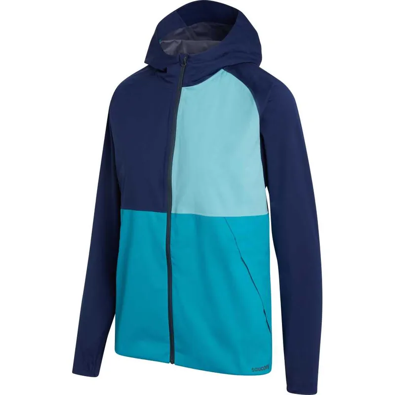 Saucony Women's Boulder Drizzle Jacket Sodalite Rabatt