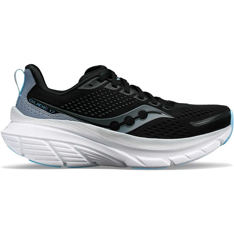 Saucony Women's Guide 17 Black/Fog Lägg i varukorgen