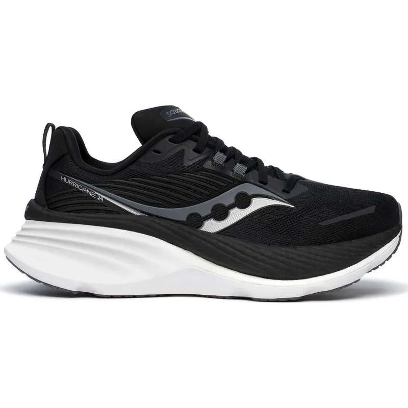 Saucony Women's Hurricane 24 Wide Black Köp nu