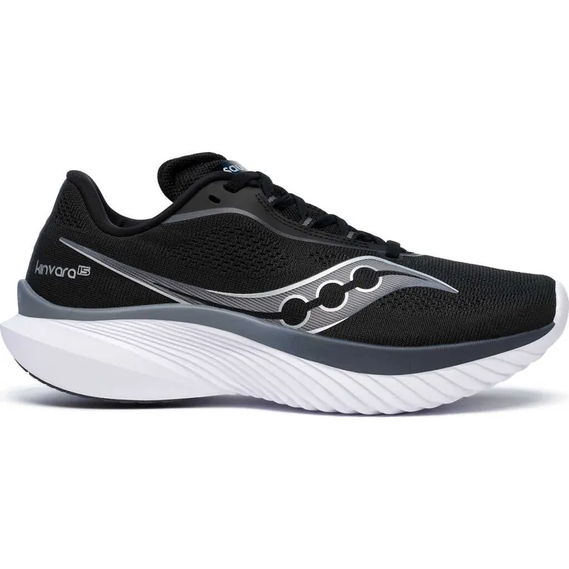Saucony Women's Kinvara 15 Black/White Lågt pris