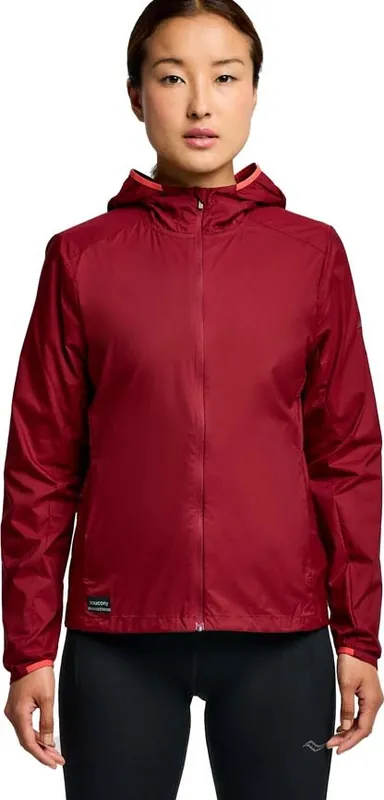 Saucony Women's Peregrine Packaway Jacket Currant Köp online