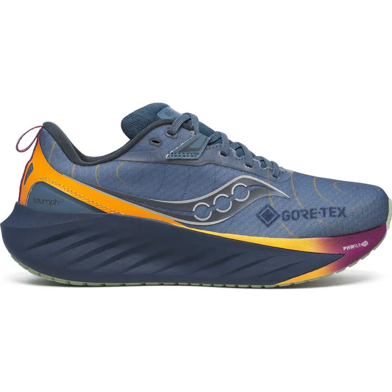 Saucony Women's Triumph 22 GORE-TEX Mirage/Navy Billig