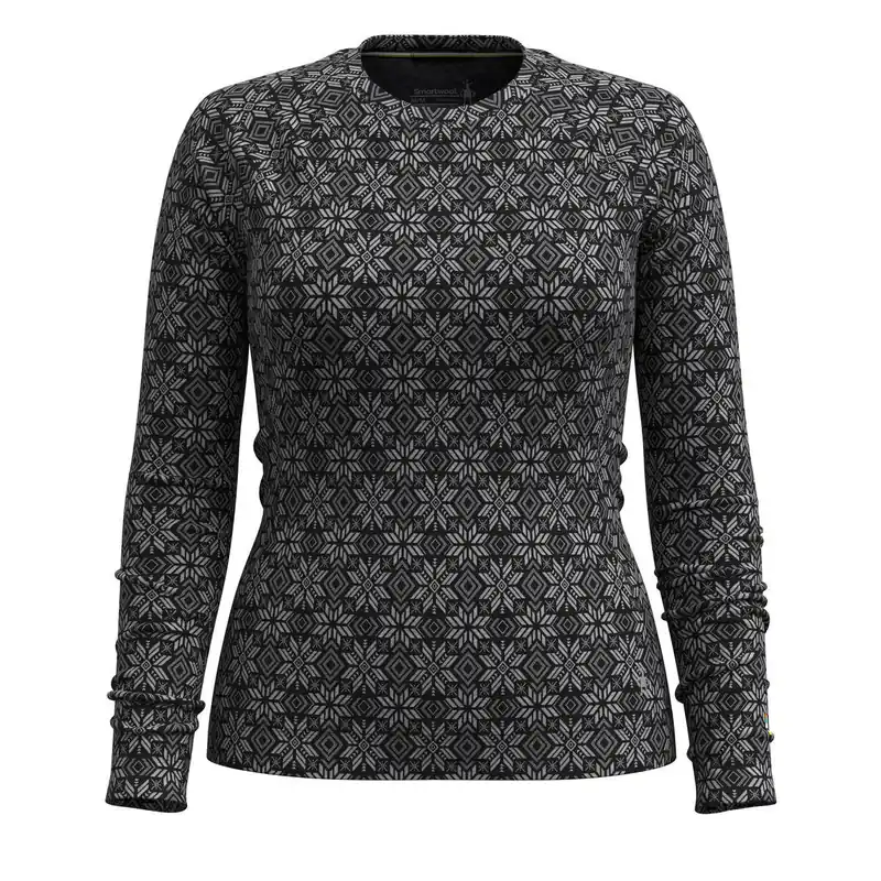 Kundfavorit Smartwool Women's Merino 250 Baselayer Crew Boxed Black Digi Snow