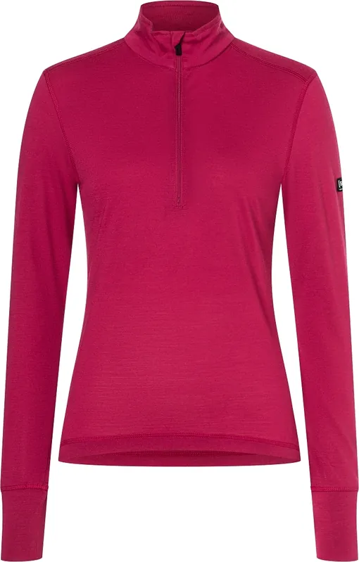Kundfavorit super.natural Women's Tundra175 Zip 1/4 Sangria