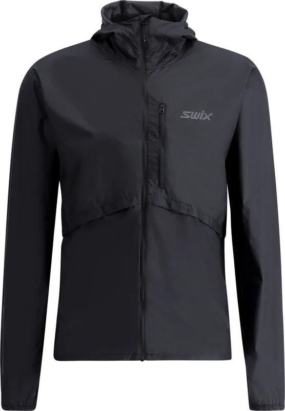 Swix Men's Pace Wind Light Hooded Jacket Black Populär