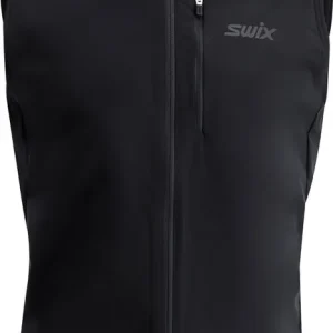 Swix Men's Pace Wind Vest Black Begränsat erbjudande