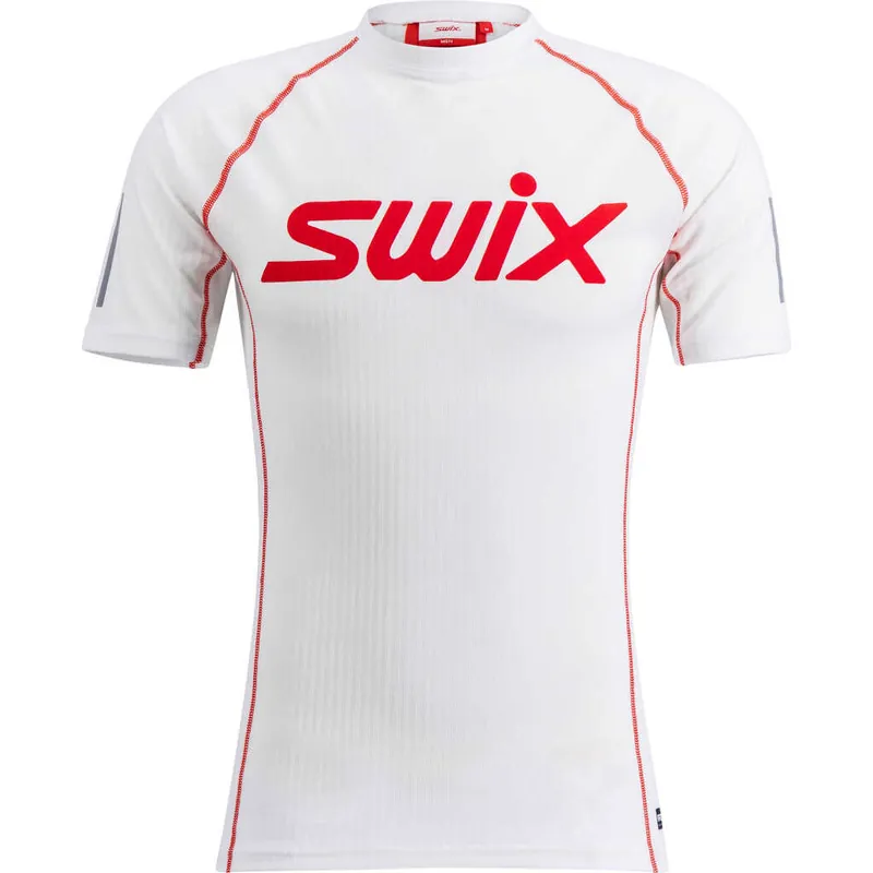 Swix Men's Roadline RaceX Short Sleeve Bright White Köp nu