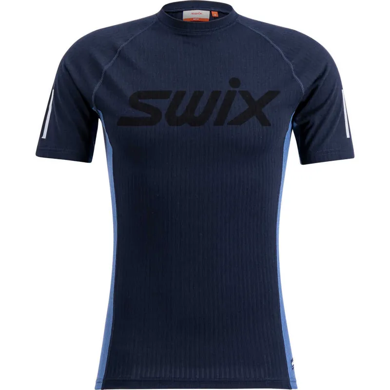 Swix Men's Roadline RaceX Short Sleeve Dark Navy/Lake Blue risnedsättning