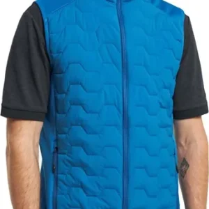 Tenson Men's TXite Hybrid Vest Mykonos Blue Kundfavorit