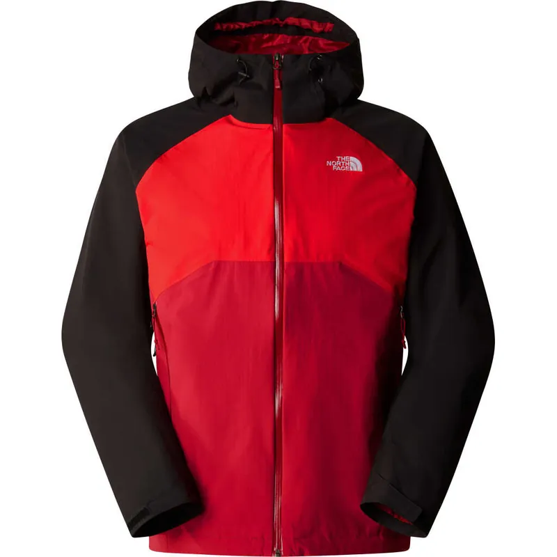 Lägg i varukorgen The North Face Men's Stratos Hooded Jacket Garnet Red/High Risk Red/TNF Black