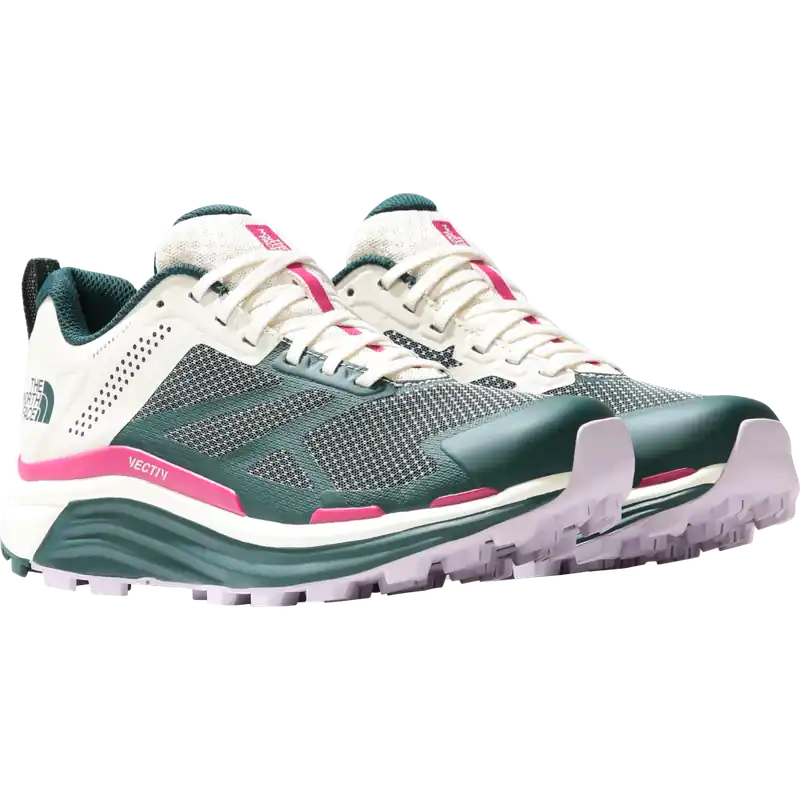 Begränsat antal The North Face Women's VECTIV Enduris Futurelight Ponderosa Green/Gardenia White