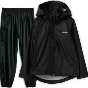 Tretorn Kids' Packable Rainset Black Populärt val