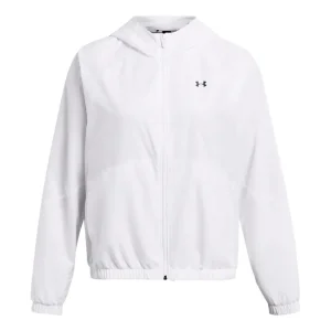 Under Armour Women's UA Rival Sport Windbreaker White Trygg betalning
