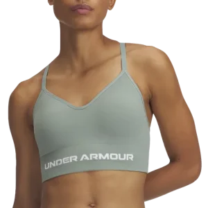 Outlet Under Armour Women's UA Vanish Seamless Low Sports Bra Silica Green