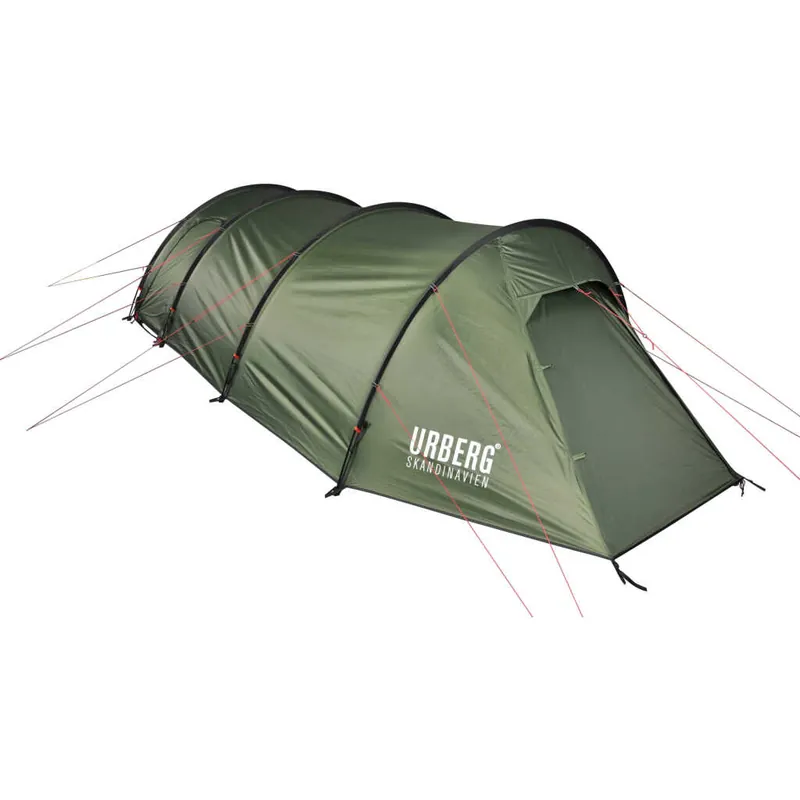 Beställ nu Urberg 4-Person Trekking Tunnel Tent G2 Kombu Green