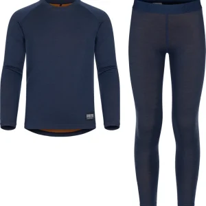 Erbjudandepris Urberg Juniors' Selje Merino-Bamboo Set Dark Navy