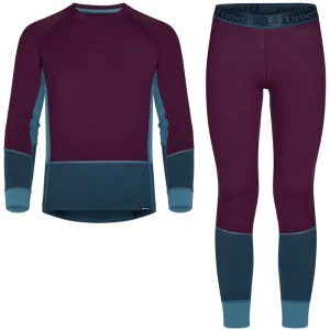 Rabatt Urberg Kids' Gjota Bamboo Set Dark Purple